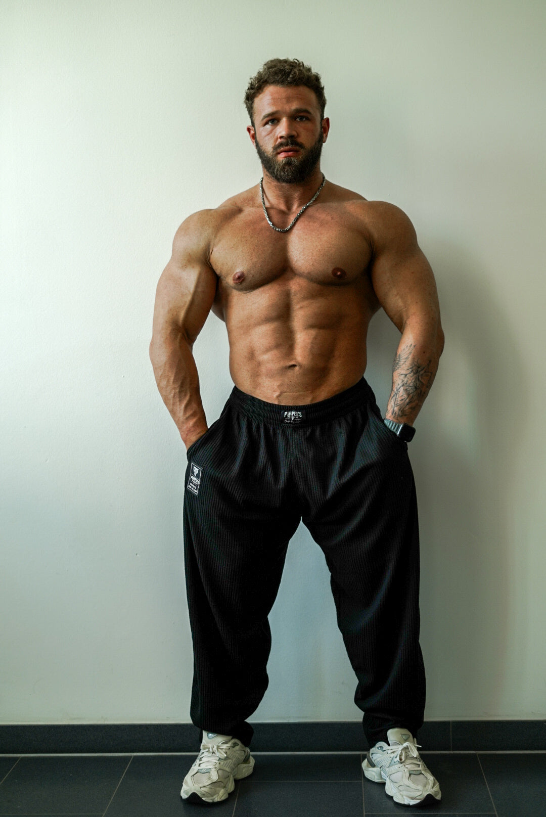 Bodybuilding Hosen Oldschool schwarz
