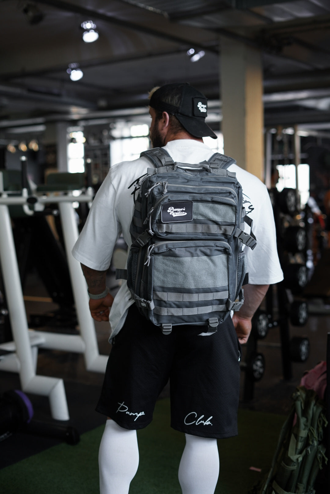Pumper's Gym Bagpack Gray