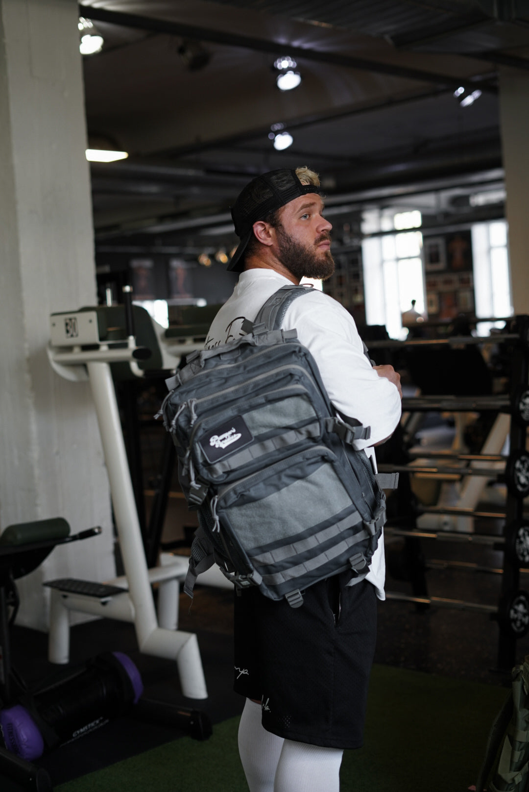 Pumper's Gym Bagpack Gray