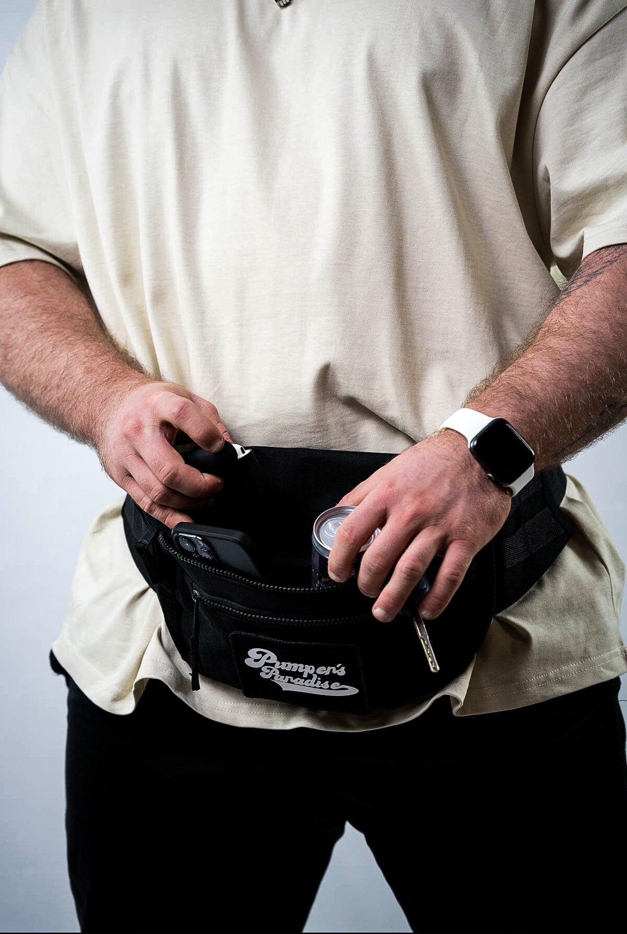 Gym Patch-Bauchtasche Groß