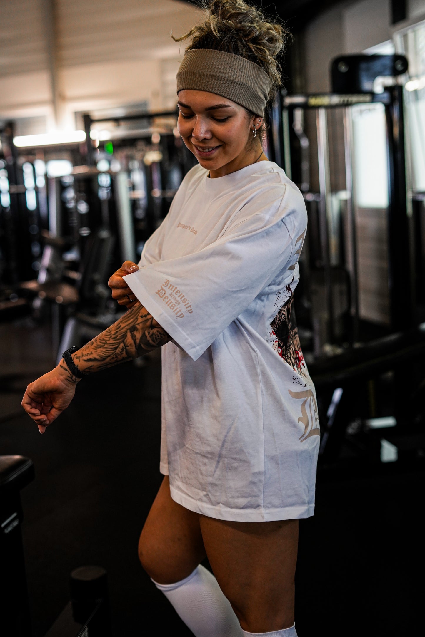 „Intensity“ White Oversize Shirt