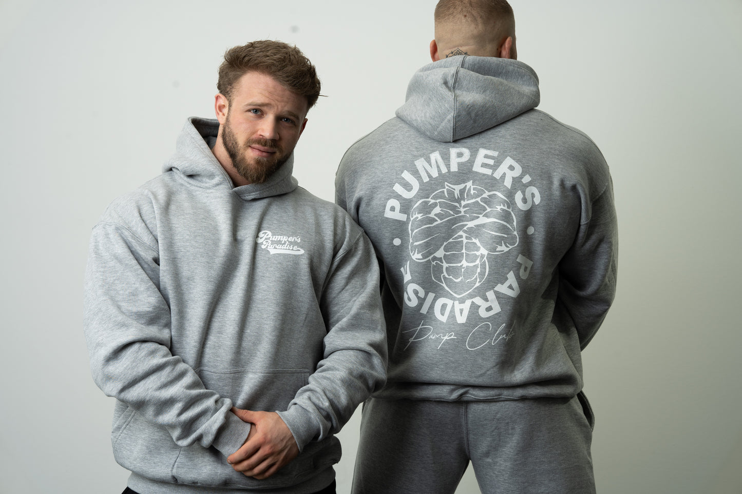 Vintage Pump Club Hoodie Gray
