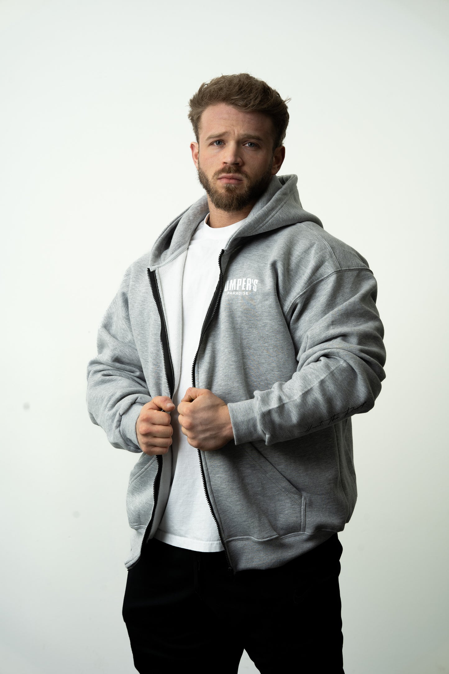 Statement Zip Hoodie