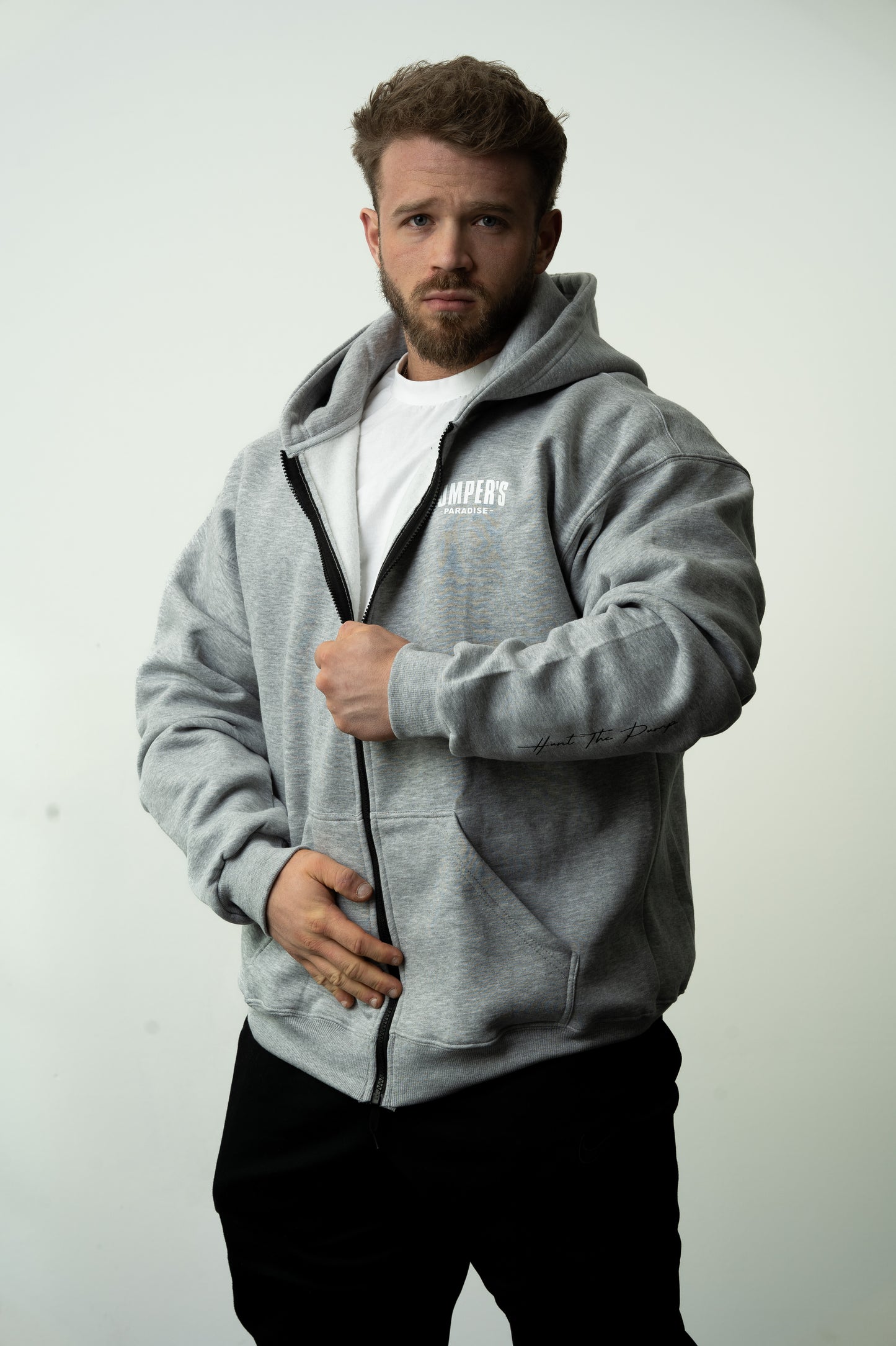 Statement Zip Hoodie