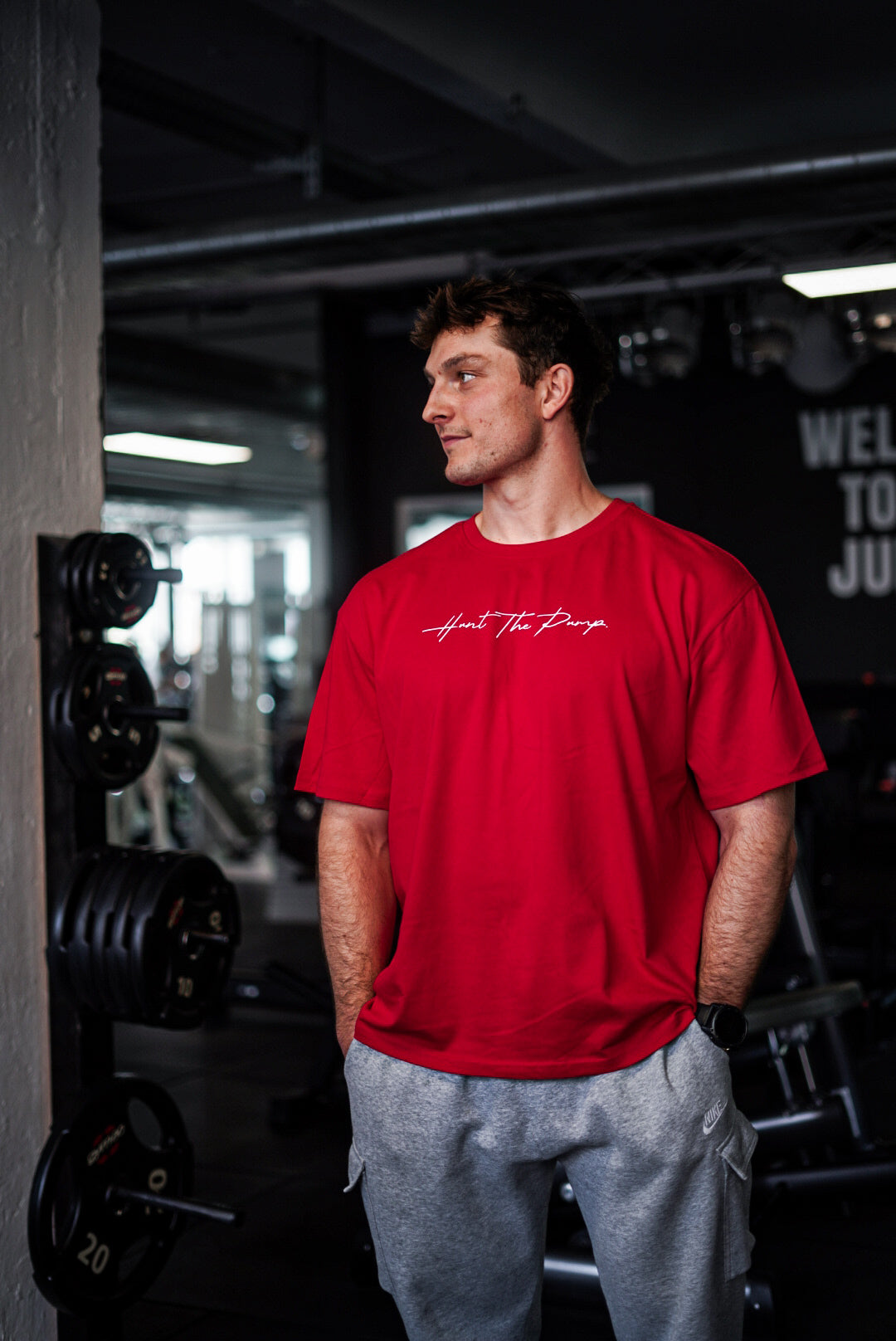 Hunt The Pump Oversize Red