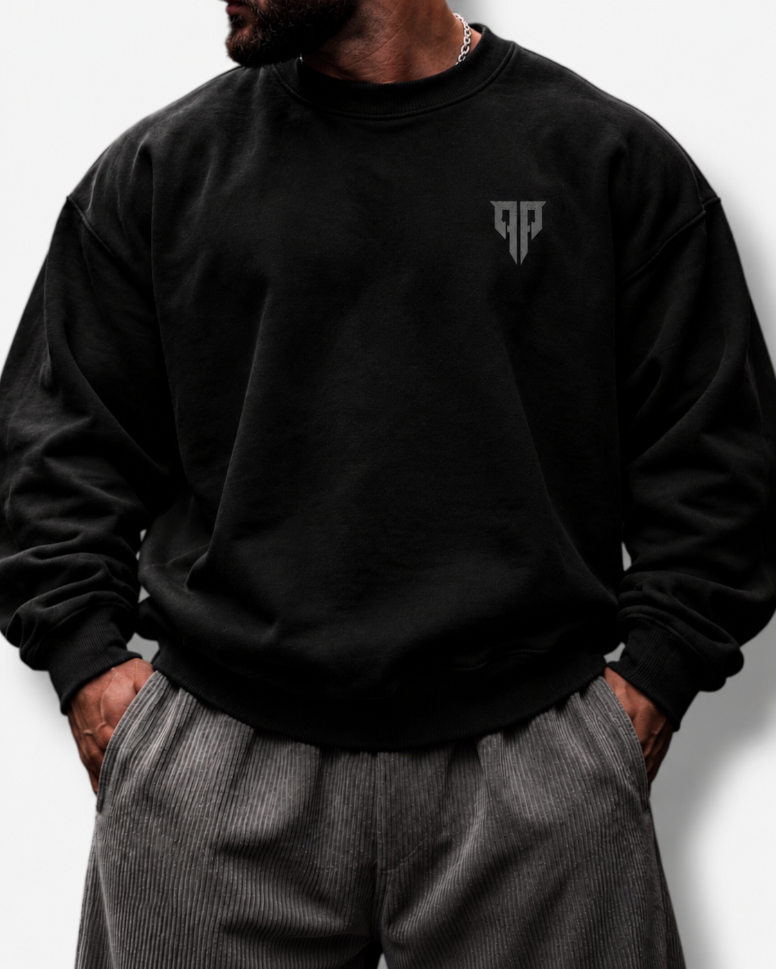 Paradise Is Earned Sweater Black