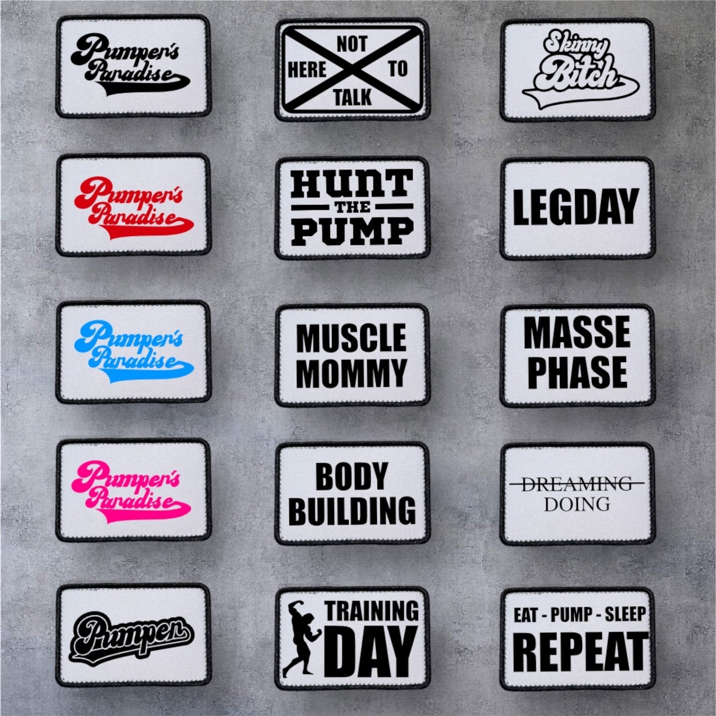 Patches Weiß (verschiedene)