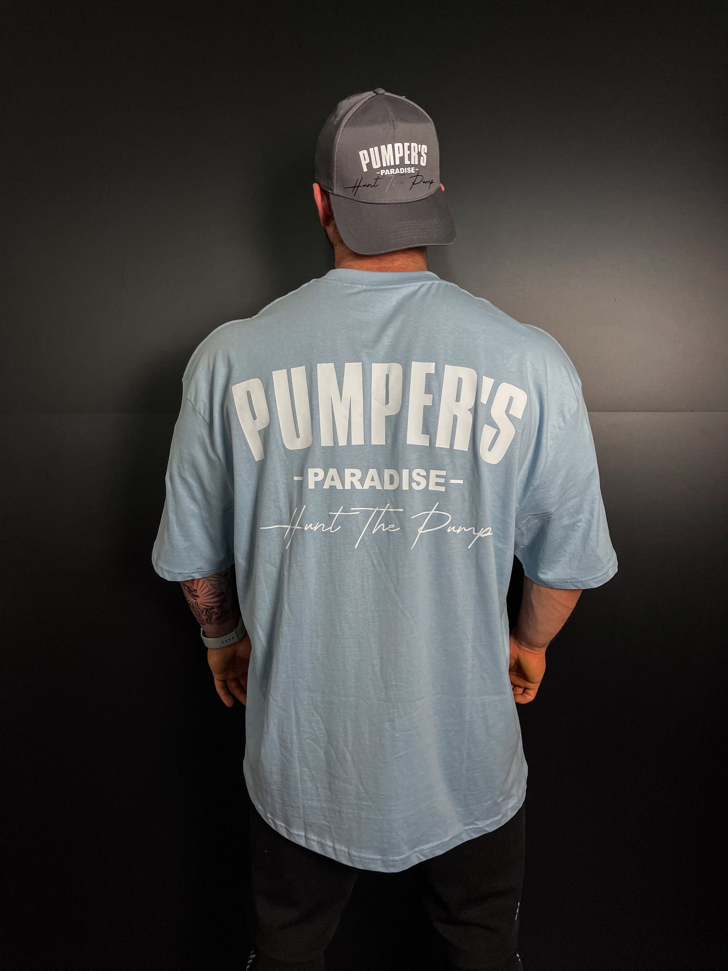 Statement Shirt Babyblau