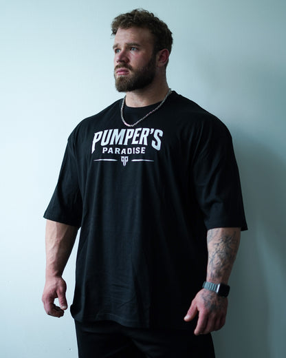 Pumper's Iron Tee Oversized schwarz