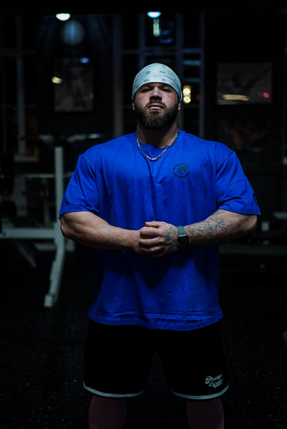 Oldschool BB Boxy Shirt Blau