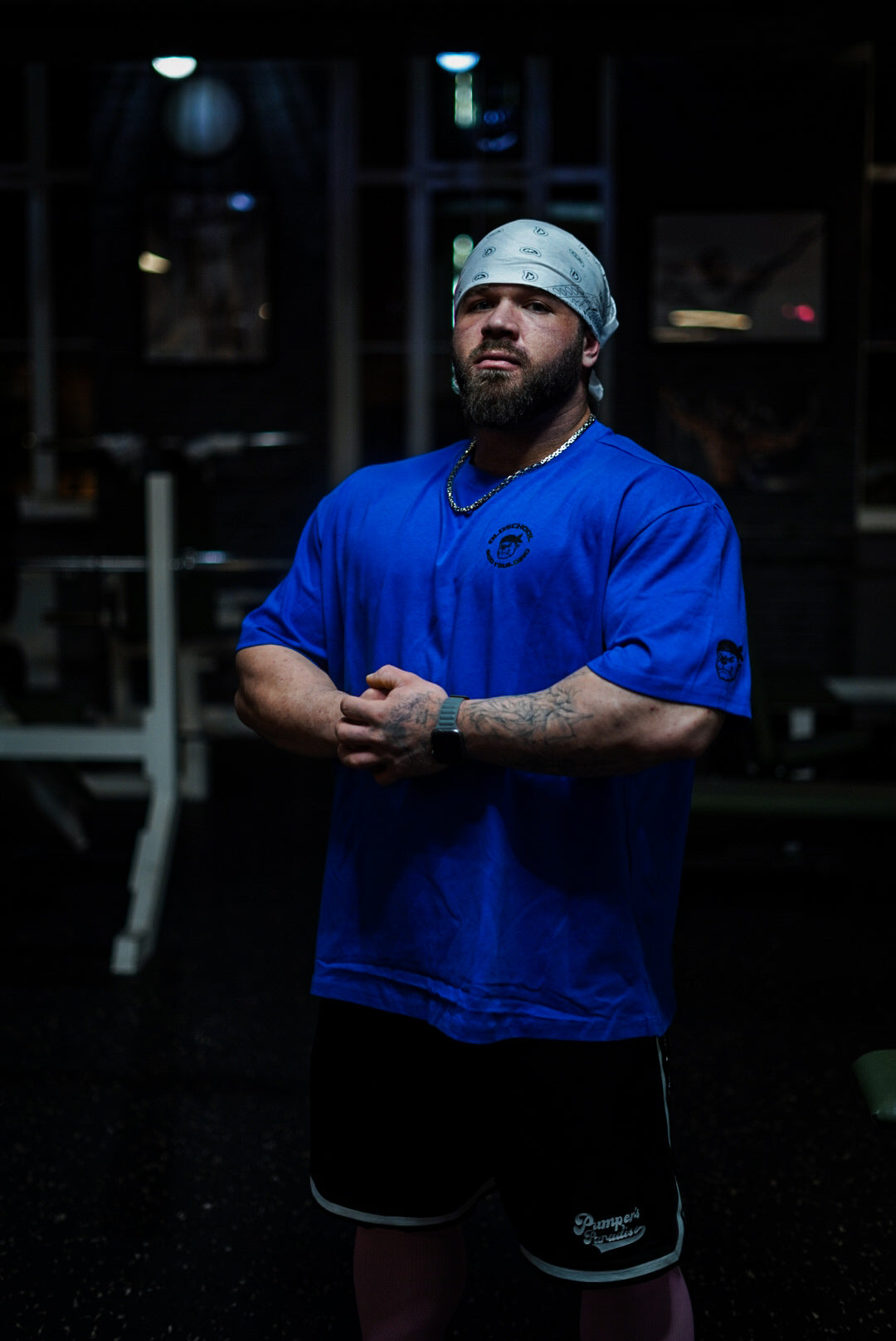 Oldschool BB Boxy Shirt Blau