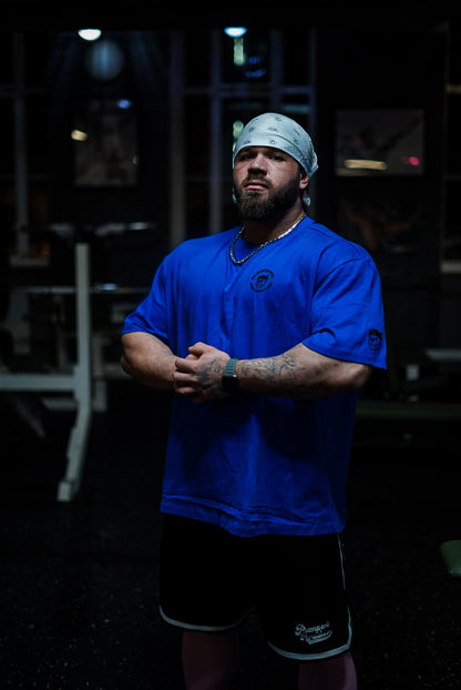 Oldschool BB Boxy Shirt Blau