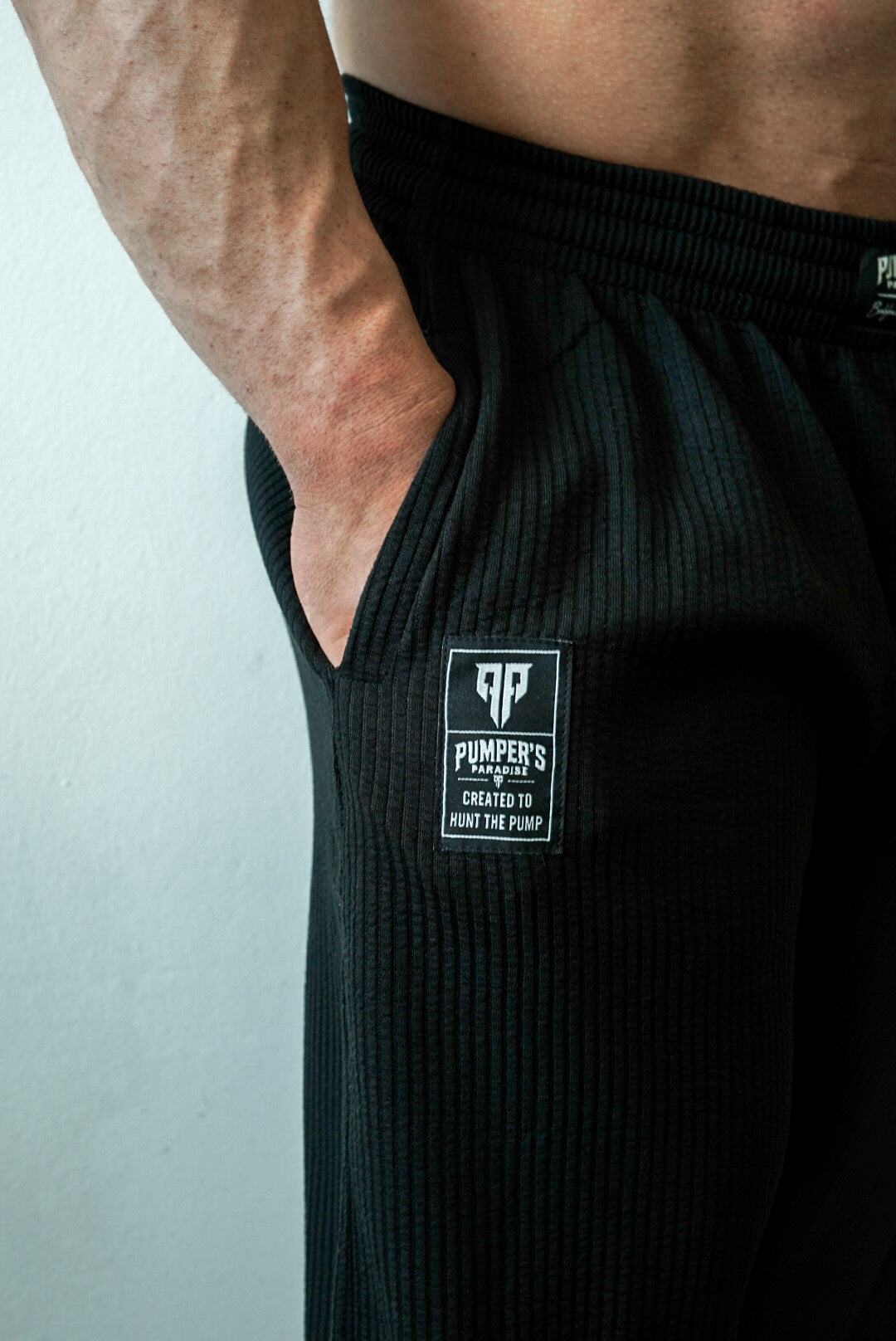 Bodybuilding Hosen Oldschool schwarz