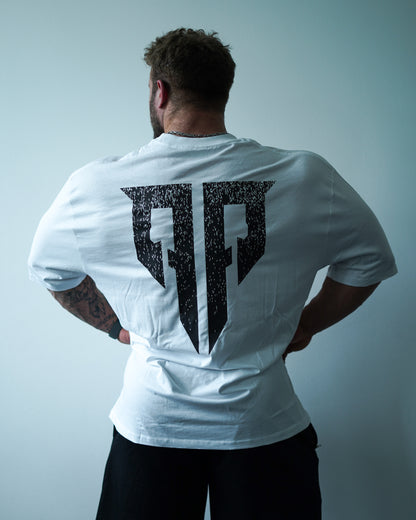 Pumper's Iron Tee Oversized Weiß