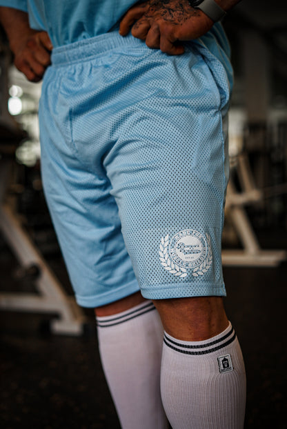 Light Shorts Musclebuilding babyblau
