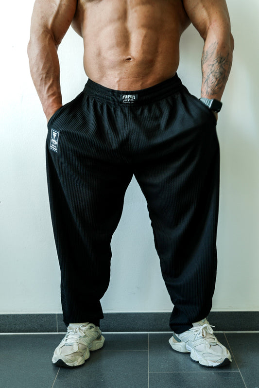 Bodybuilding Hosen Oldschool schwarz