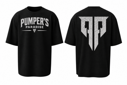 Pumper's Iron Tee Oversized schwarz