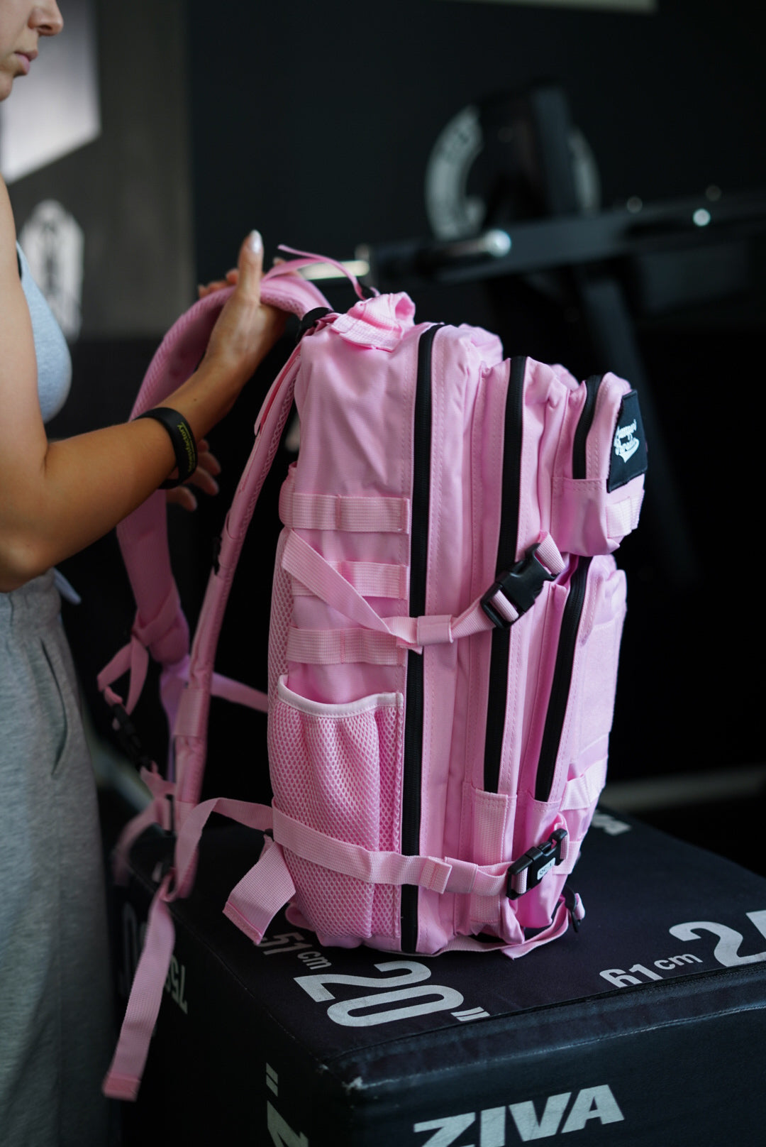 Pumper's Gym Bagpack Pink