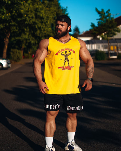 Paradise Gym Tanktop Vintage gelb