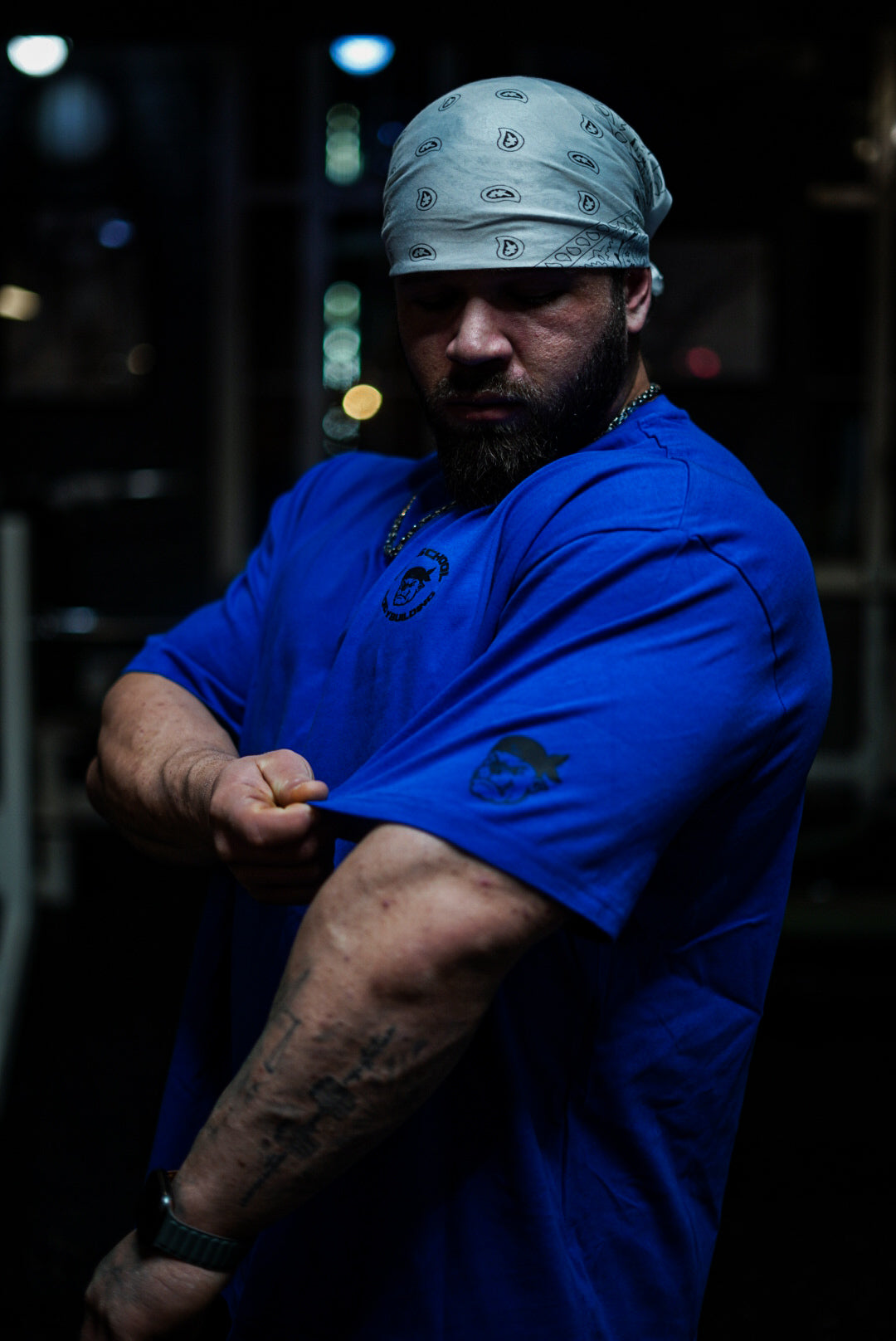 Oldschool BB Boxy Shirt Blau