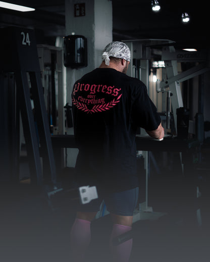 Progress Oversize Shirt Black/Pink