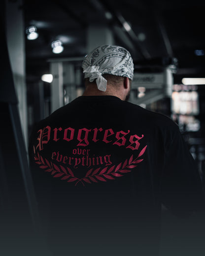 Progress Oversize Shirt Black/Pink