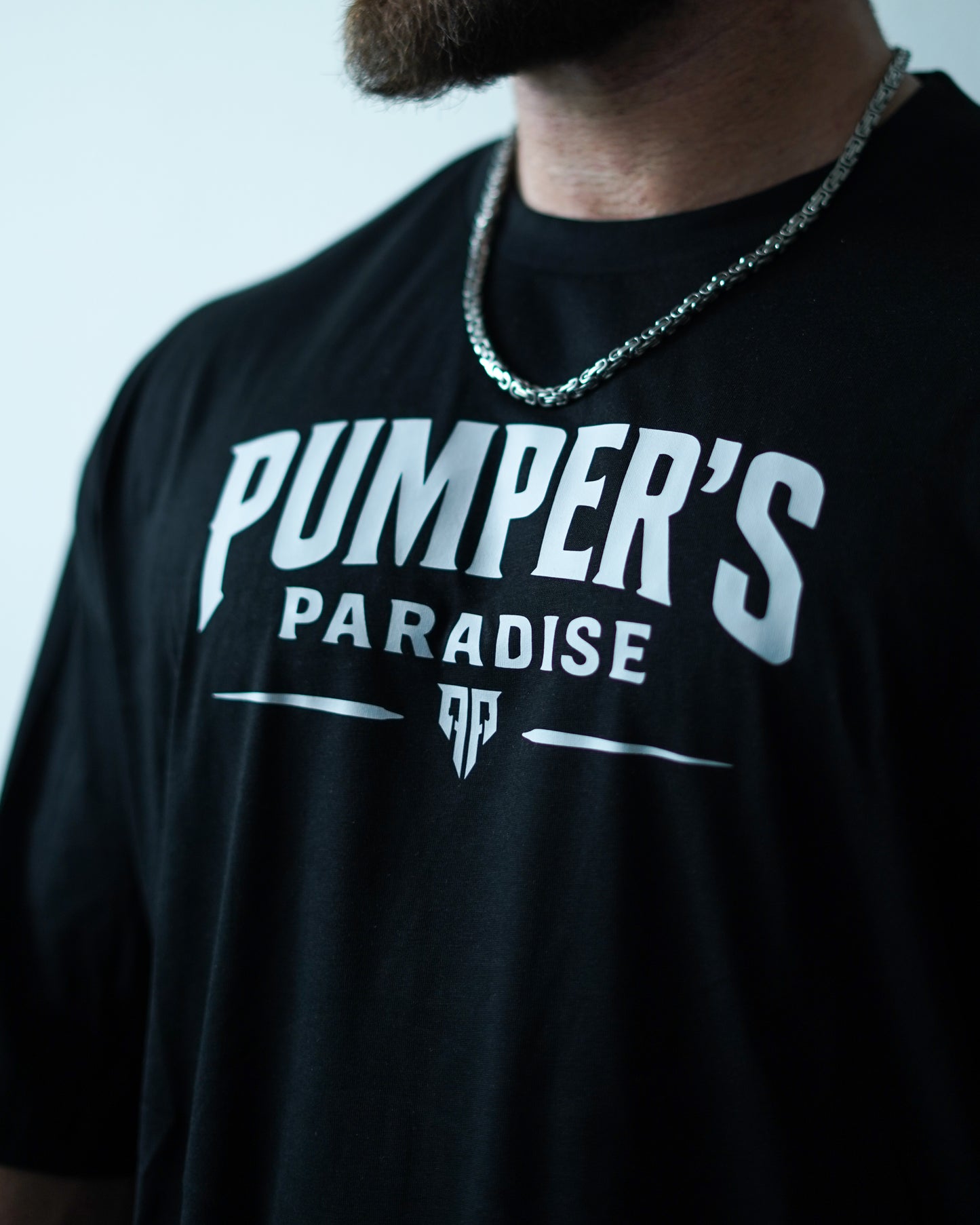 Pumper's Iron Tee Oversized schwarz