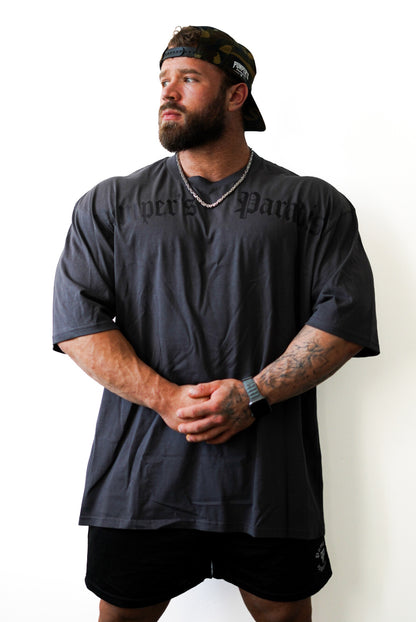 Pumper's Paradise Chest Tee - Anthrazit