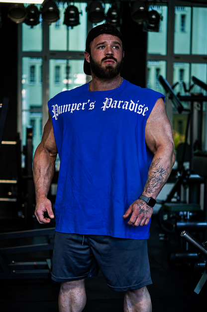 Pumper's Heavy Sleeveless Shirt Blau