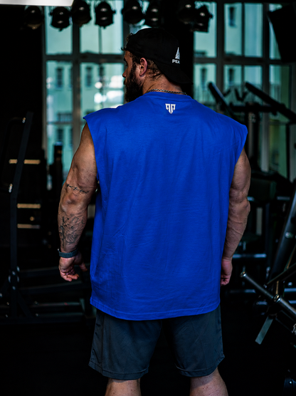 Pumper's Heavy Sleeveless Shirt Blau