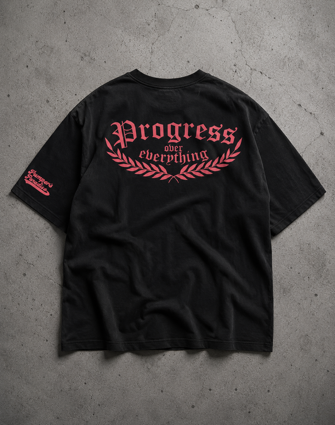 Progress Oversize Shirt Black/Pink