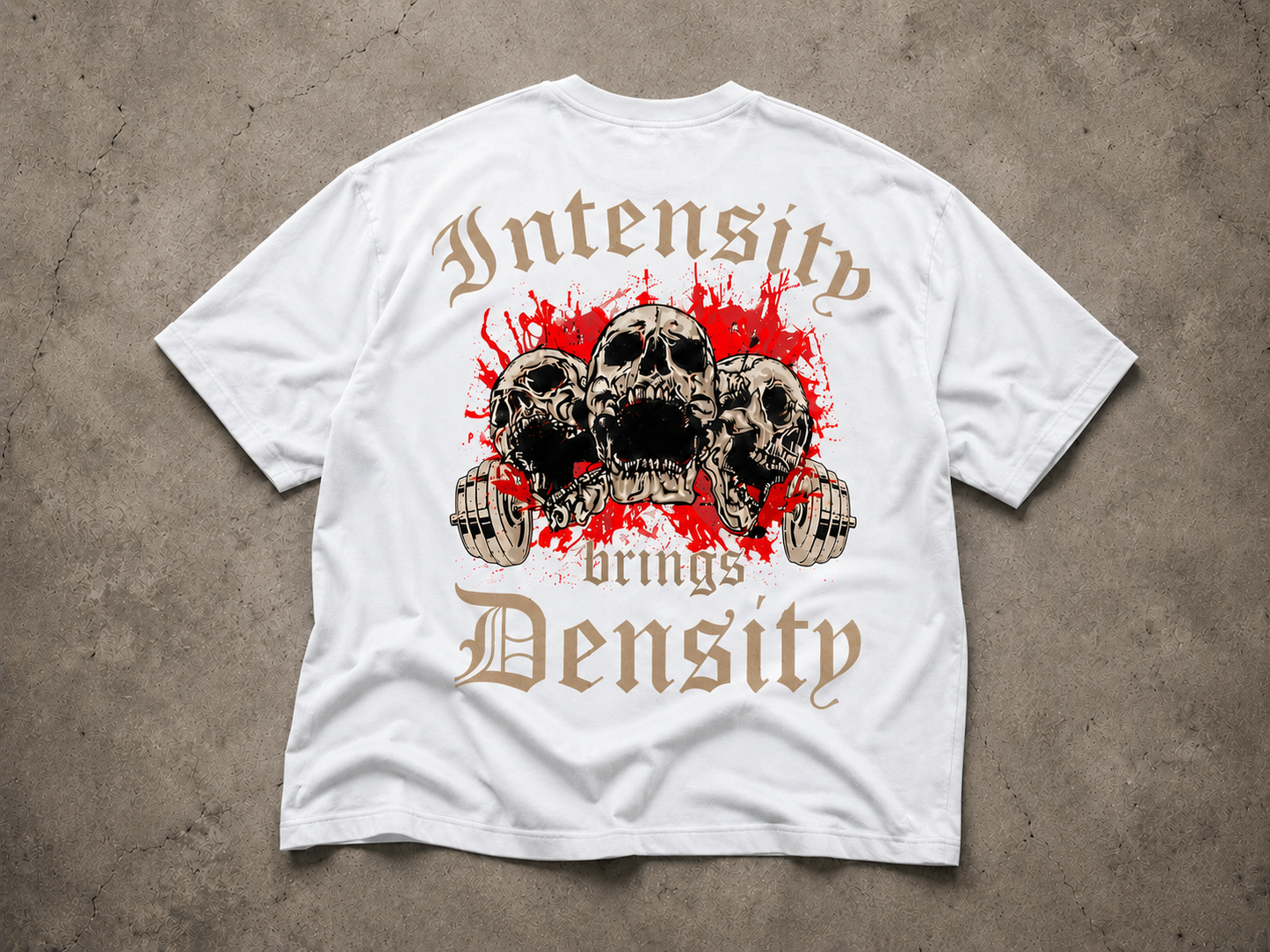 „Intensity“ White Oversize Shirt