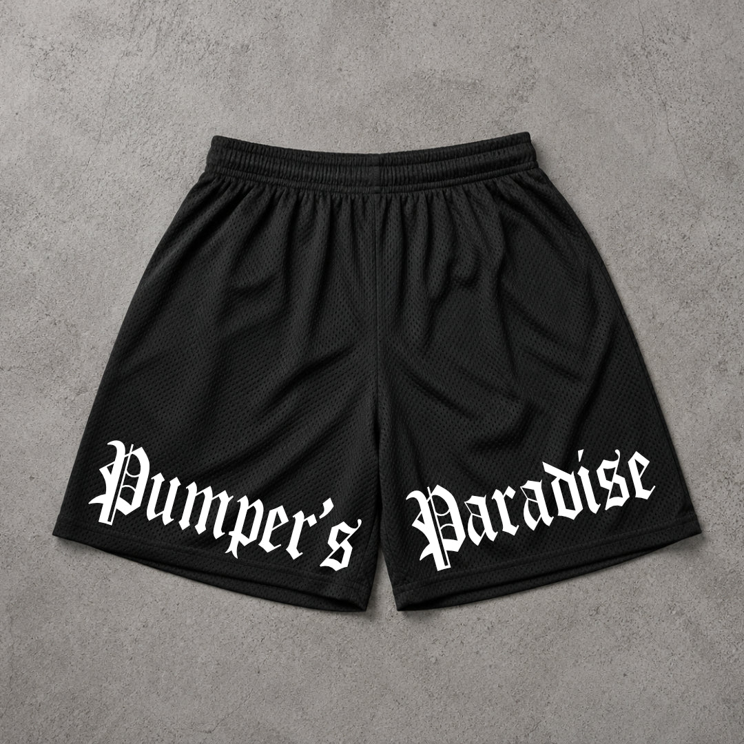 Iconic Light Mesh Shorts Black