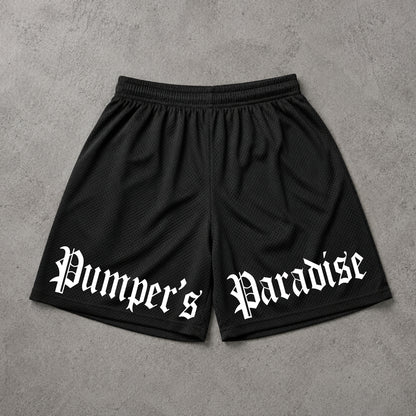 Iconic Light Mesh Shorts Black