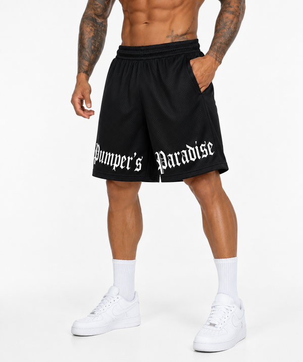 Iconic Light Mesh Shorts Black