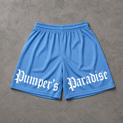Iconic Light Mesh Shorts Babyblue