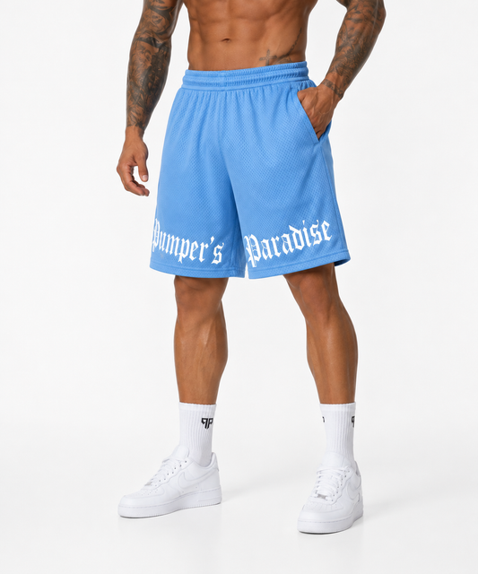 Iconic Light Mesh Shorts Babyblue