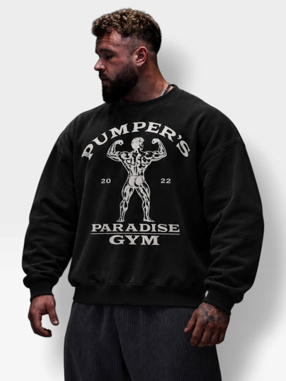 Paradise Gym Sweater Black