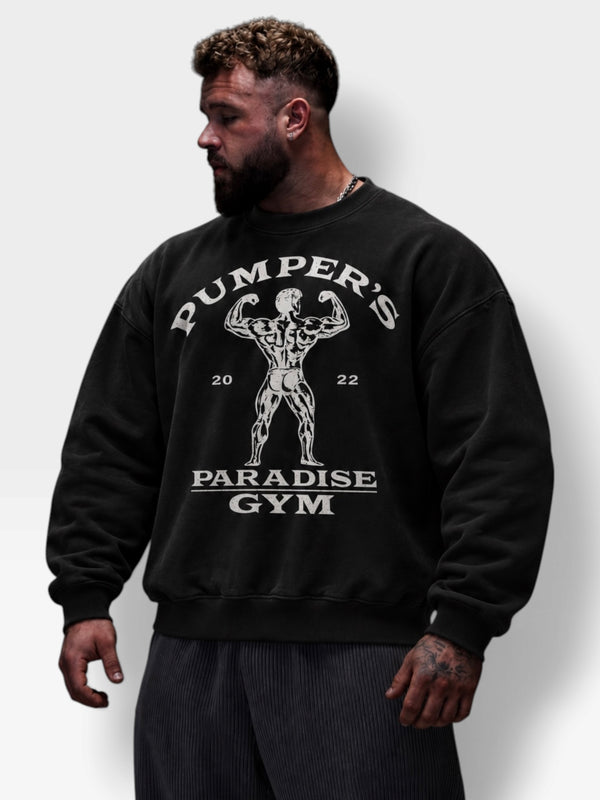 Paradise Gym Sweater Black