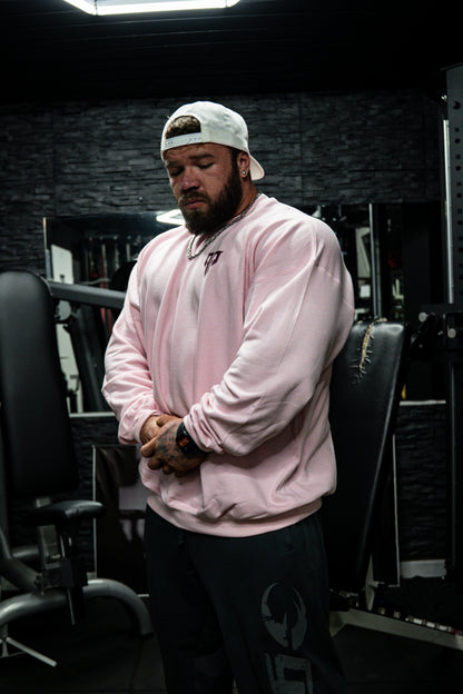 Paradise Is Earned Sweater Rosa